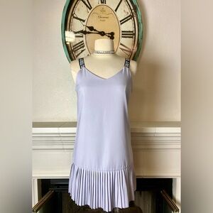 Bellier-Sleeveless Shift Dress with Crisp Pleats
